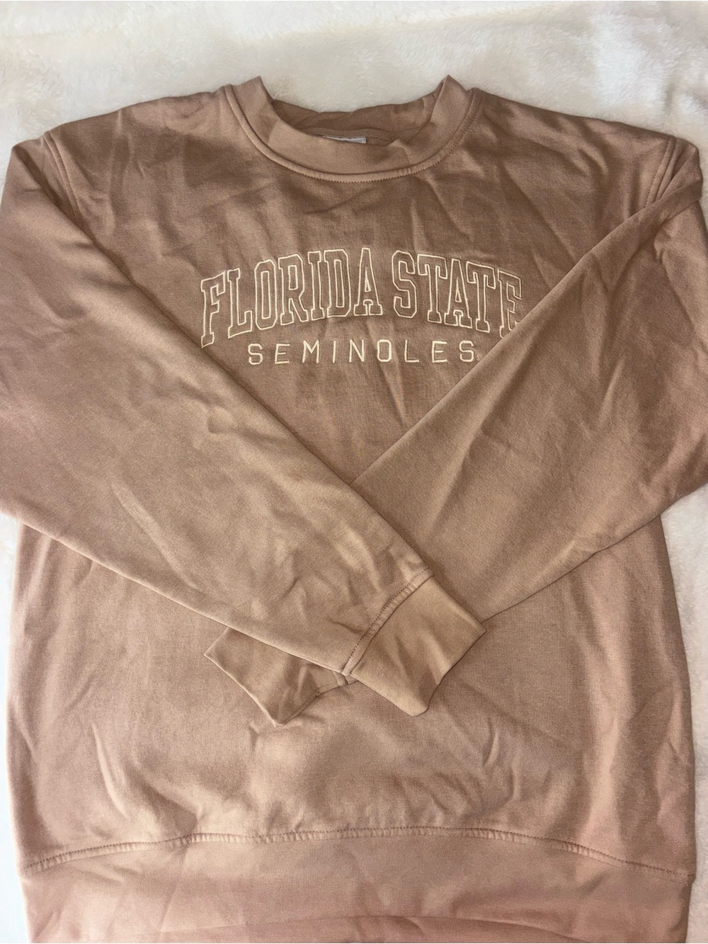Rivalry Threads Florida State Seminoles Tan Crewneck Sweatshirt